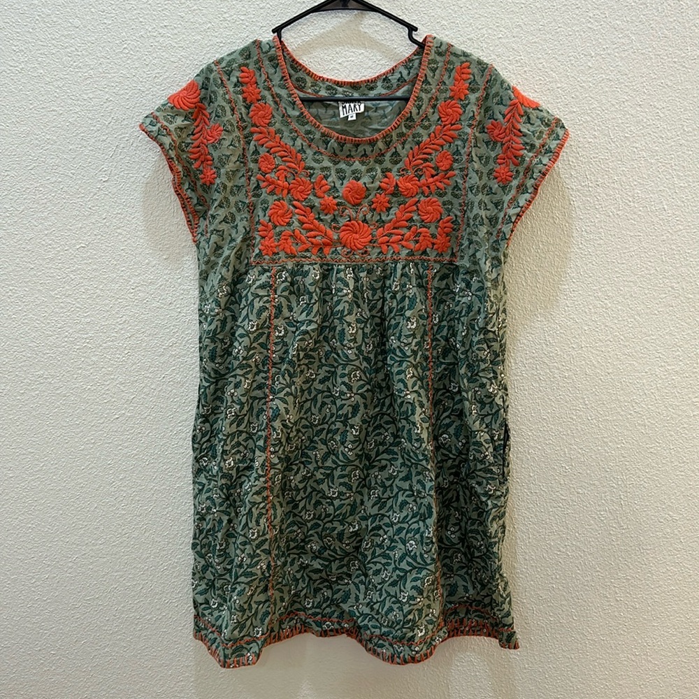Sister Mary Embroidered Dress M